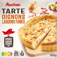Tarte oignons lardons fumés