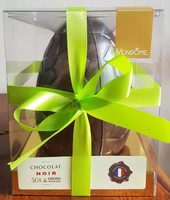 Moulage en chocolat noir