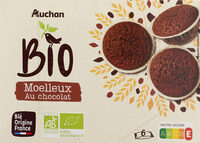 Moelleux au chocolat bio
