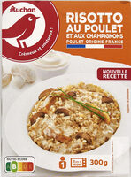 Risotto au poulet et aux champignons