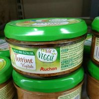 Auchan terrine végétale 125g