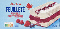 Feuilleté vanille fruits rouges