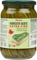 Haricots verts extra-fins cueillis et rangés à la main