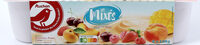 Les mixes saveurs:framboise / fraise / cerise / mangue / pêche / abricot