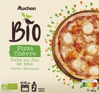 Pizza au chèvre Bio cuite au feu de bois
