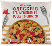 Gnocchis légumes du soleil poulet et chorizo