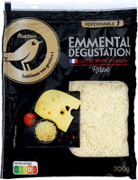 Emmental Dégustation - Lait de Franche-Comté - Râpé