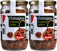 Châtaignes entières cuites
