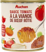 Sauce tomate à la viande de boeuf rôtie
