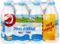 Auchanlait demi-écréméorigine France