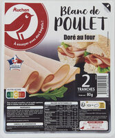 Blanc de poulet doré au four