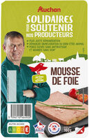 Mousse de foie à l'ancienne fabriquée à partir de porcs élevés sans antibiotiques dès la naissance nourris sans OGM (<0.9%)