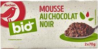 Mousse au chocolat noir biologique