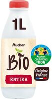 Auchan bio lait entier