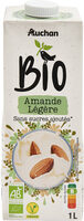 Auchan, Auchan Bio - Amande Bio - goût léger