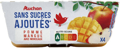 Sans sucres ajoutés*mangue pommeavec morceauxcontient des sucres naturellement présents