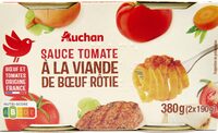 Sauce tomate à la viande de boeuf rôtie