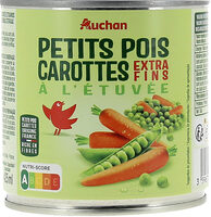 Petits pois extra-fins et carottes à l'étuvée