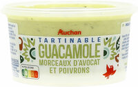 Guacamole - morceaux d'avocat et poivron