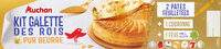 Kit galette des rois pur beurre 2 pâtes feuilletées + 1 couronne + 1 fève