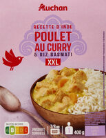 Poulet au curryet riz basmati