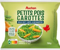 Petits pois et carottes déjà cuit