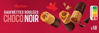 Gaufrettes roulées choco noir