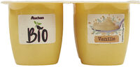 Crème dessert à la vanille bio 4x95g Filière responsable