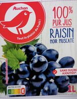 Pur jus de raisin 100% fruits