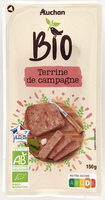 Terrine de campagne Issue de l'agriculture biologique
