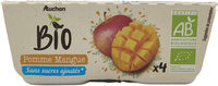 Sans sucres ajoutés * POMME MANGUE*conformément à la réglementation.Contient des sucres naturellement présents dans les fruits.