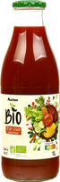 Pur jus de légumes issu de l'agriculture biologique, salé à 6g/L