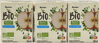 Nectar pomme BIOSans sucres ajoutés* *contient les sucres naturellement présents. teneur en fruit 75% minimum