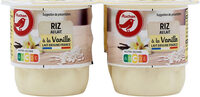 Riz au lait à la vanille