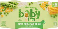 Petits Pois, maïs et riz