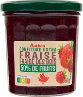 Confiture fraise-fraise des bois