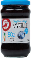 Confiture de myrtilles allégée en sucres