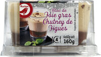 Bloc de foie gras chutney de figues