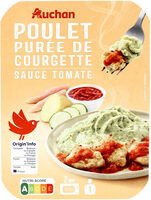 Poulet et puree de courgette