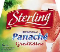 Sterling rafraichissant Panaché saveur grenadine