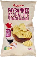 Auchan paysannes saveur échalote vinaigre balsamique