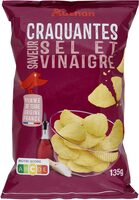 Auchan craquantes saveur sel et vinaigre