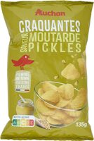 Auchan craquantes saveur moutarde pickles