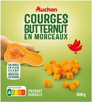 Courges butternut en morceaux