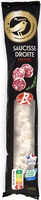 Auchan Gourmet Saucisse Sèche Droite Label Rouge Bleu Blanc Coeur 225g