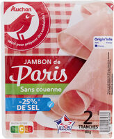 Jambon de Paris- 25% de Sel*