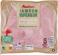 Jambon Supérieur sans couenne sans nitrite
