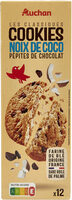 Les Classiques - Cookies noix de coco pépites de chocolat