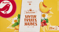 Infusion saveur fruits jaunes