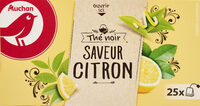 Thé noir saveur citron